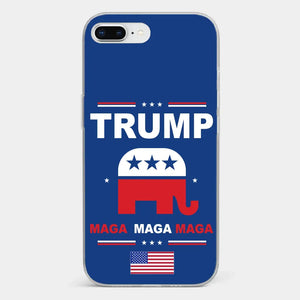 Vote For Trump MAGA 2024 - US Election Clear Phone Case