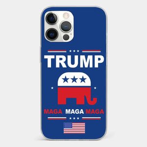 Vote For Trump MAGA 2024 - US Election Clear Phone Case
