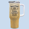 Bottled In DC And Made By Liberal Tears - US Election 40 Oz Stainless Steel Tumbler With Handle