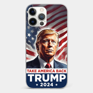 The People's President Is Back - US Election Clear Phone Case