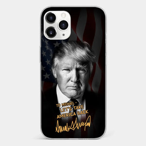 Let's Make The Nation Strong Together - US Election Clear Phone Case