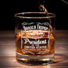Old 47 Brand - US Election Whiskey Glass - Gift For Conservative Supporters