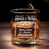 No Matter 45 Or 47, He's Still People's President - US Election Whiskey Glass - Gift For Conservative Supporters