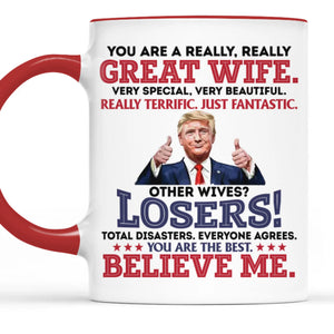 Very Special Very Beautiful - US Patriotic Pride Accent Mug