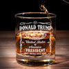 2025 Back In The Saddle - US Patriotic Pride Whiskey Glass - Gift For Conservative Supporters