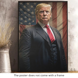 Guided By History, Focused On The Future - US Patriotic Pride Vertical Poster - Gift For Conservative Supporters