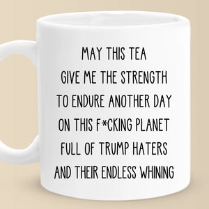 Fueled By Tea, Tired Of Liberals - US Patriotic Pride Mug