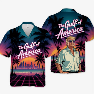 Sun’s Out, Sanctions On - US Patriotic Pride Unisex Tropical Hawaiian Aloha Shirt - Summer Vacation Gift For Conservative Supporters