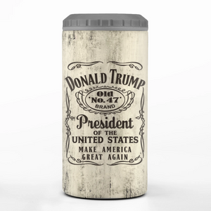 Make History Great Again - US Patriotic Pride 4 In 1 Can Cooler Tumbler