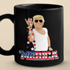 Republican State Black Mug - US Patriotic Pride 4th Of July, Gifts For Conservative Supporters - Seasoned With Patriotism