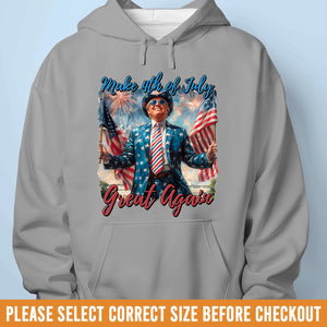 Republican State Unisex T-shirt, Premium T-shirt, Hoodie - US Patriotic Pride 4th Of July, Gifts For Conservative Supporters - Fireworks, Freedom & Fierce Cows