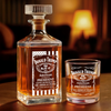 45 47 Republican State Whiskey Decanter Set - US Patriotic Pride Gifts For Conservative Supporters, Wine, Bourbon, Whiskey Lovers - Fearless Since '16