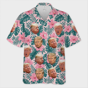 Republican State Unisex Tropical Hawaiian Aloha Shirt - US Patriotic Pride Summer Vacation And Travel Gifts For Conservative Supporters - Bet On The Constitution