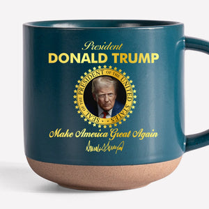 Republican State Printed Pottery Mug - US Patriotic Pride Gifts For Conservative Supporters - Legacy Of Freedom, Power, Pride