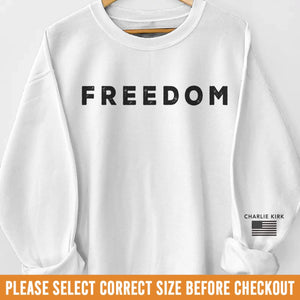 Republican State Unisex Sweatshirt, Hoodie With Design On Sleeve - US Patriotic Pride Gifts For Conservative Supporters, CK Legacy Edition - His Influence Lives Beyond Time