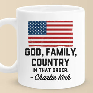 Republican State Mug - US Patriotic Pride Gifts For Conservative Supporters, CK Legacy Edition, Patriots - God, Family, Country