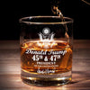 45 47 Republican State Whiskey Glass - US Patriotic Pride Gifts For Conservative Supporters, Wine, Bourbon, Whiskey Lovers - Presidential Seal Edition