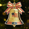 America 250 - Republican State Acrylic Ornament - US Patriotic Pride, Christmas Gifts For Conservative Supporters - Ring For Freedom, Shine For America