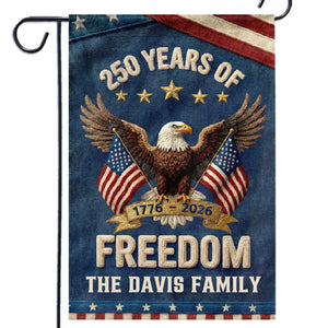 Custom Flag - Personalized America 250th Anniversary Gifts For Mom, Dad, Brother, Sister, Kids - Family Is Our Home