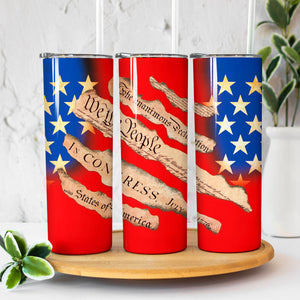 We The People - 20oz Skinny Tumbler