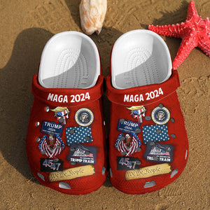 We The People - Trump MAGA 2024 - Unisex Clogs, Slide Sandals