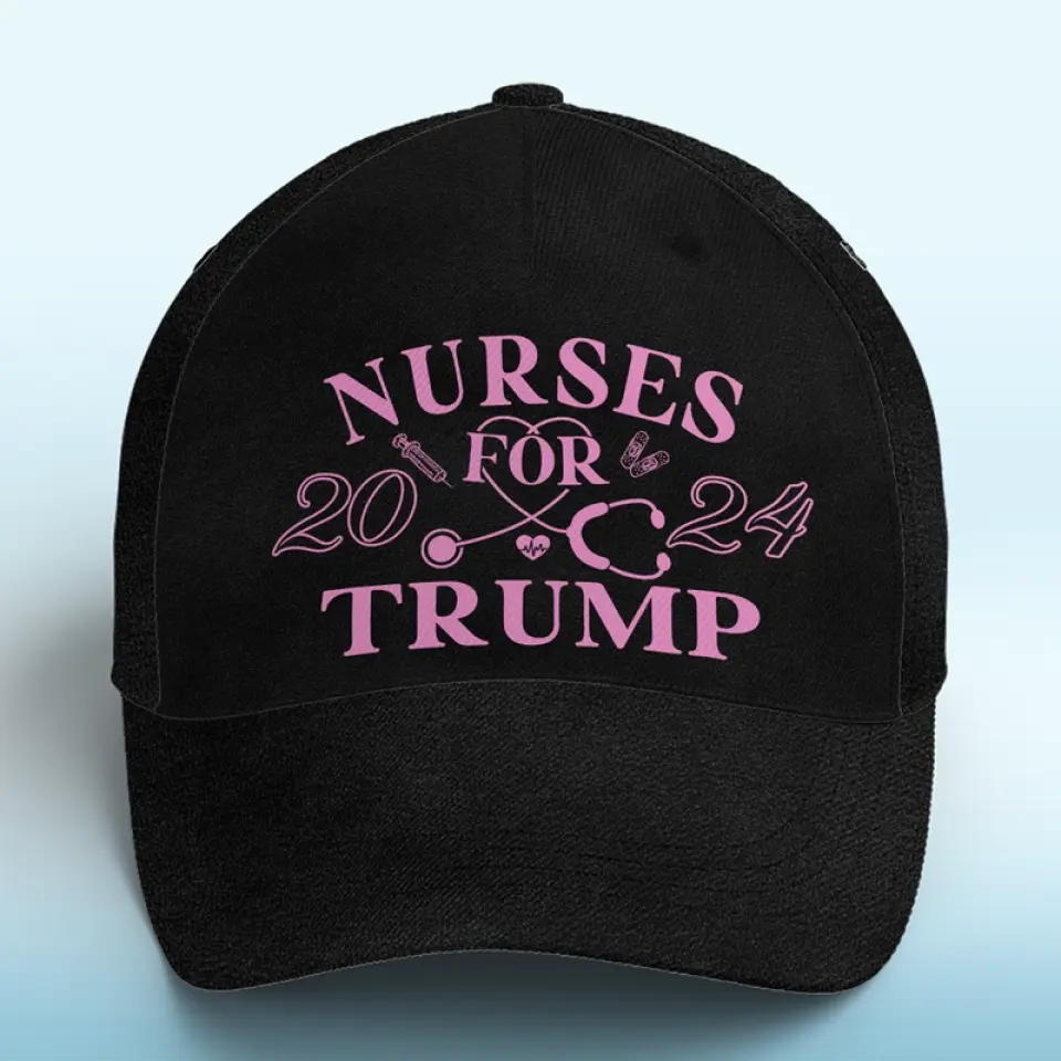 Nurses For Trump 2024 - Trump Hat, All Over Print Classic Cap