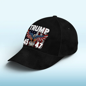 Trump 45-47 - Trump Hat, All Over Print Classic Cap