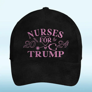 Nurses For Trump 2024 - Trump Hat, All Over Print Classic Cap