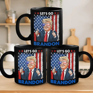 Let's Go Brandon - Trump Election Black Mug