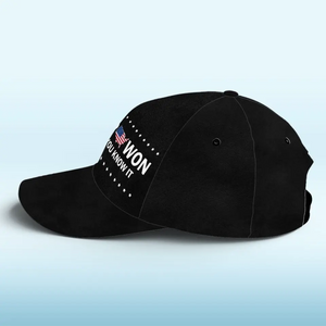 Trump Won, I Know It - Trump Hat, All Over Print Classic Cap