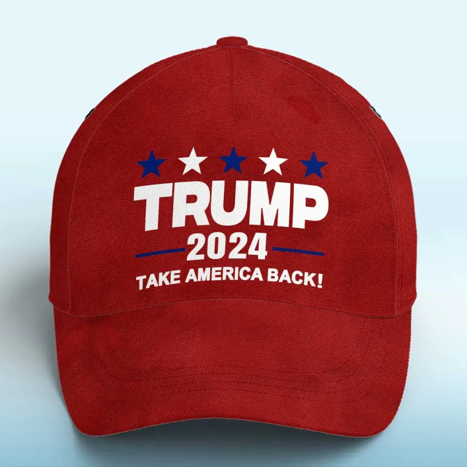 Trump 2024 Save America Again - Trump Hat, All Over Print Classic Cap