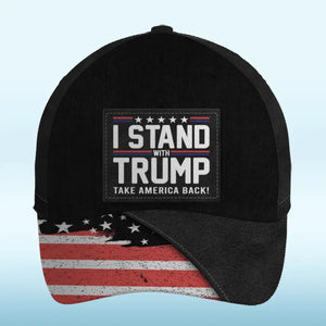 I Stand With Him - US Election Hat, All Over Print Classic Cap