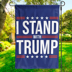 We Stand With Red Wave - US Election House Flag, Garden Flag