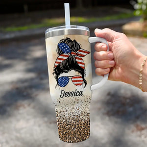 I'm Still A Conservative Girl - US Election Personalized Custom 40 Oz Stainless Steel Tumbler With Handle - Gift For Best Friends, BFF, Sisters