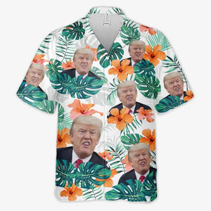 Save America Again - US Election Unisex Tropical Hawaiian Aloha Shirt - Summer Vacation Gift For Trump Supporters