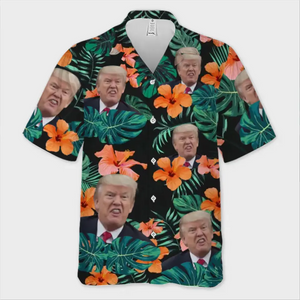 Save America Again - US Election Unisex Tropical Hawaiian Aloha Shirt - Summer Vacation Gift For Trump Supporters