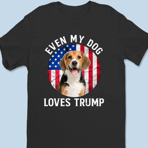 Custom Photo My Dogs Will Also Vote - US Election Unisex T-shirt, Hoodie, Sweatshirt