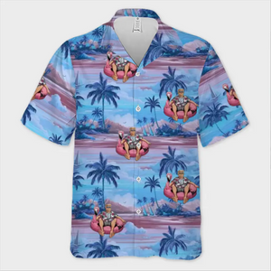 Vacay Mode On - US Election Unisex Tropical Hawaiian Aloha Shirt - Summer Vacation Gift For Conservative Supporters