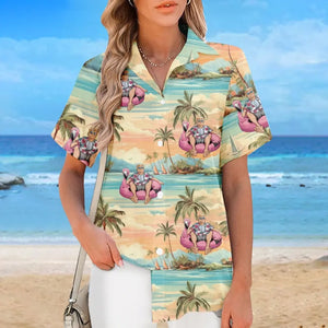 Vacay Mode On - US Election Unisex Tropical Hawaiian Aloha Shirt - Summer Vacation Gift For Conservative Supporters