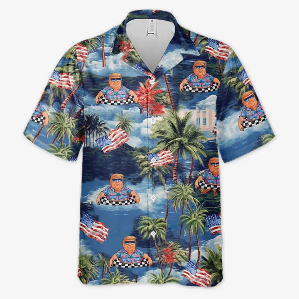 Let's Go Party With Donald Trump - US Election Unisex Tropical Hawaiian Aloha Shirt - Summer Vacation Gift For Trump Supporters