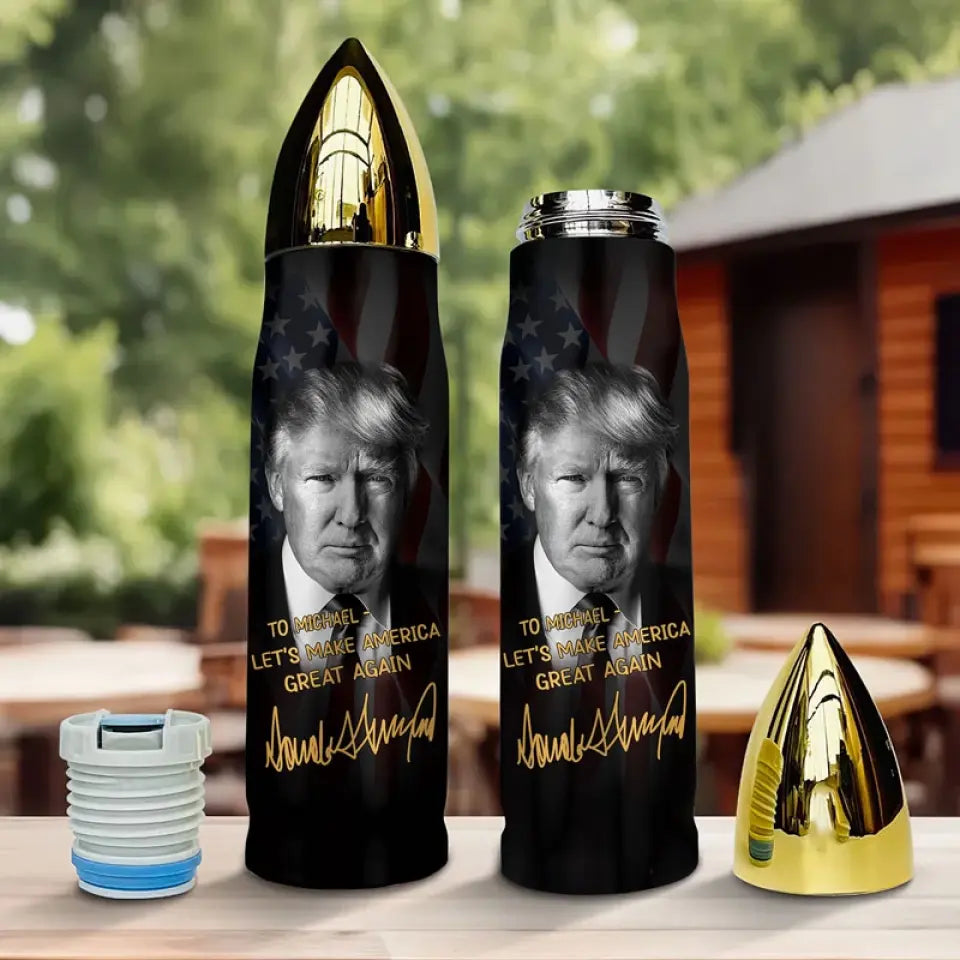 Let's Unite For A Stronger America - US Election Bullet Tumbler