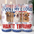 Custom Photo Even My Dogs Know Who They Want To Support - US Elections Skinny Tumbler, Trump Tumbler