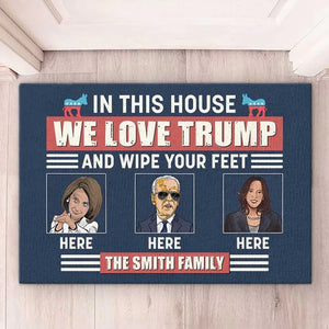 Be Clean And Show Your Love To Trump - US Elections Home Decor Decorative Mat, House Warming Gift Mat