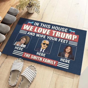 Be Clean And Show Your Love To Trump - US Elections Home Decor Decorative Mat, House Warming Gift Mat