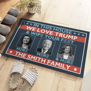 You Need To Wipe Your Feet To Meet Trump - US Elections Home Decor Decorative Mat, House Warming Gift Mat