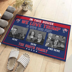 Lock Them Up And Vote For Trump - US Elections Home Decor Decorative Mat, House Warming Gift Mat