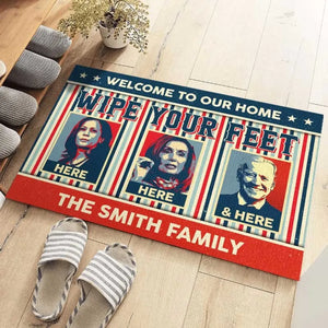 Trump Is Stealing The Show, Stay Focus - US Elections Home Decor Decorative Mat, House Warming Gift Mat