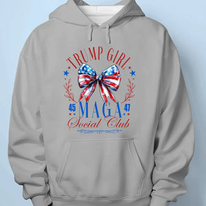 Welcome To MAGA 2024 Social Club - Trump Election Unisex T-shirt, Hoodie, Sweatshirt - Gift For Best Friends, BFF, Sisters