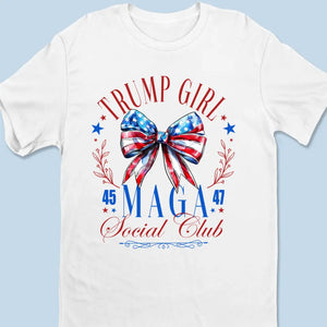 Welcome To MAGA 2024 Social Club - Trump Election Unisex T-shirt, Hoodie, Sweatshirt - Gift For Best Friends, BFF, Sisters