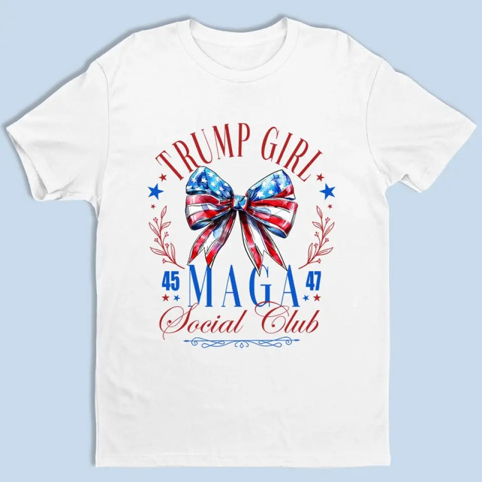 Welcome To MAGA 2024 Social Club - Trump Election Unisex T-shirt, Hoodie, Sweatshirt - Gift For Best Friends, BFF, Sisters